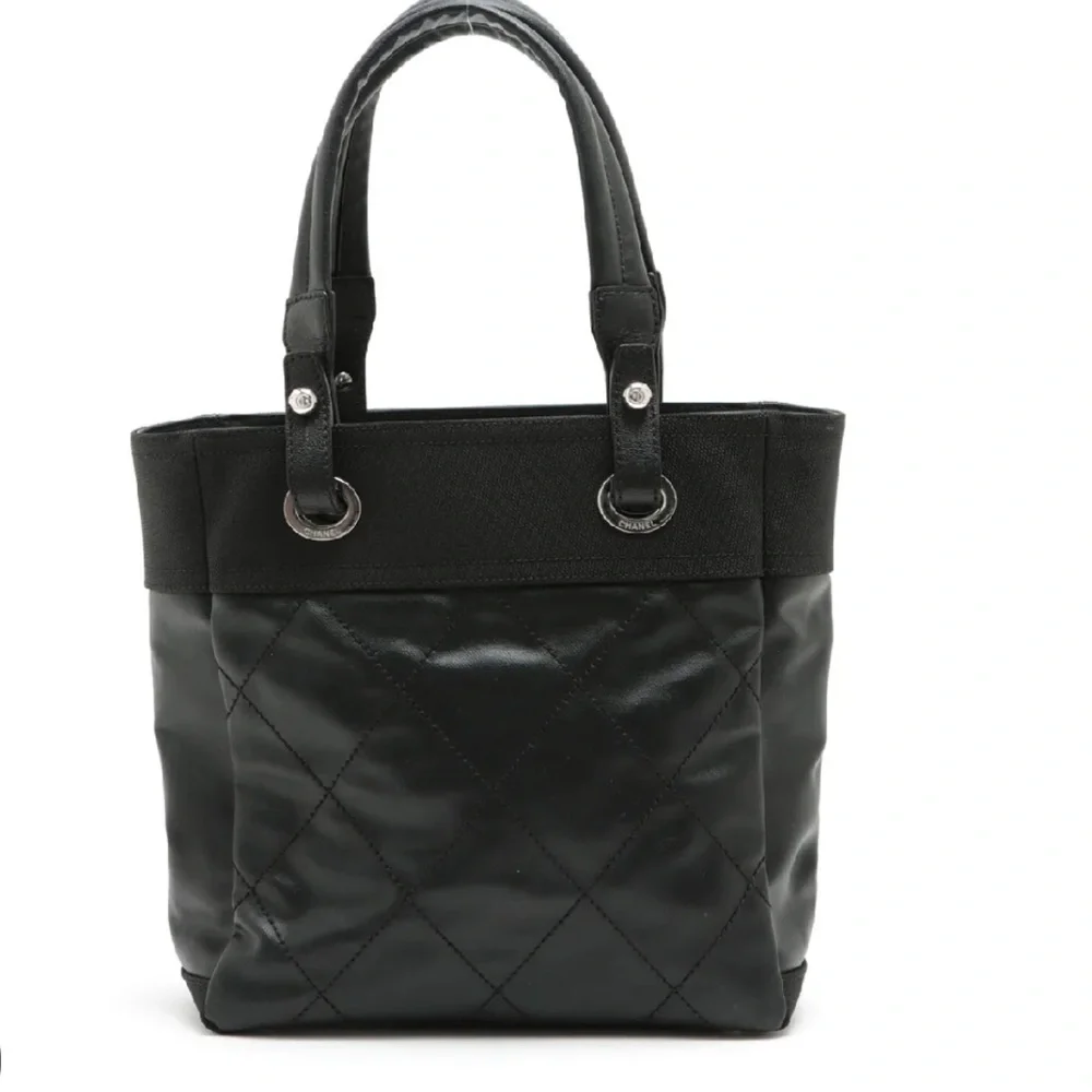 CHANEL PARIS BARRITZ MEDIUM BLACK TOTE
